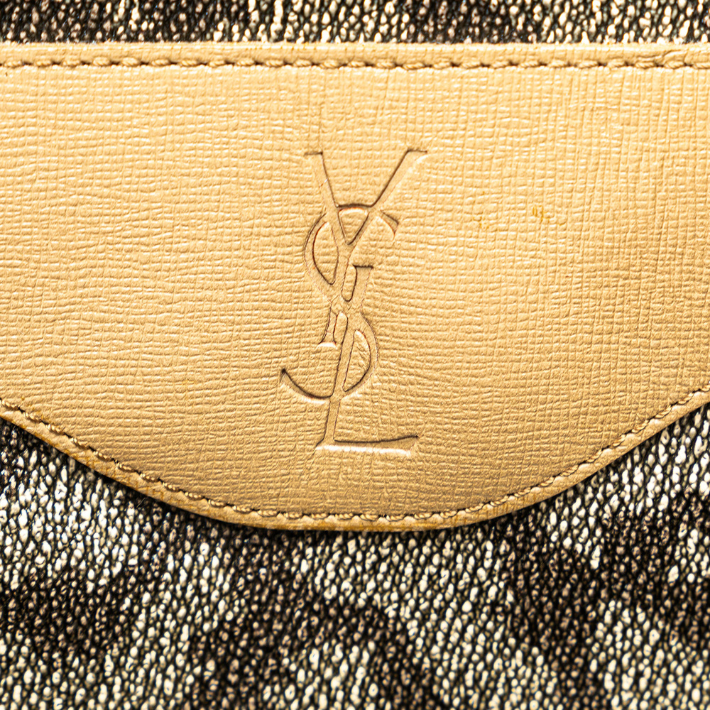 YVES SAINT LAURENTYves  Coated Canvas Travel Bag - Picture 6 of 9